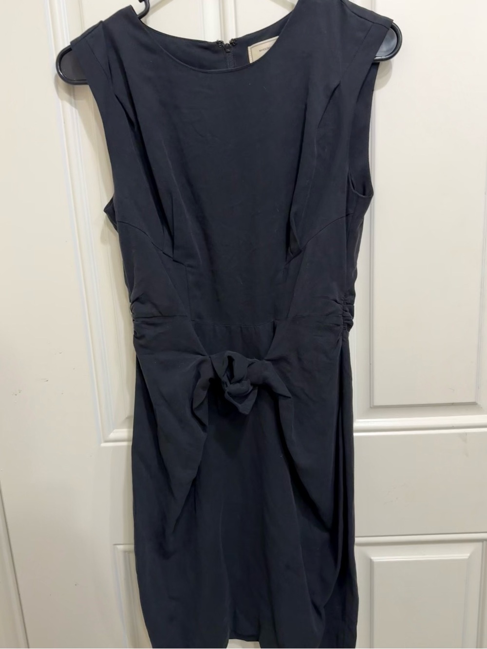 Moulinette Soeurs black Bow-Front Mini Dress - Picture 3 of 7